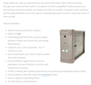 Air Purifiers In Blythe, CA, Ehrenberg, Quartzsite, AZ And Surrounding Areas