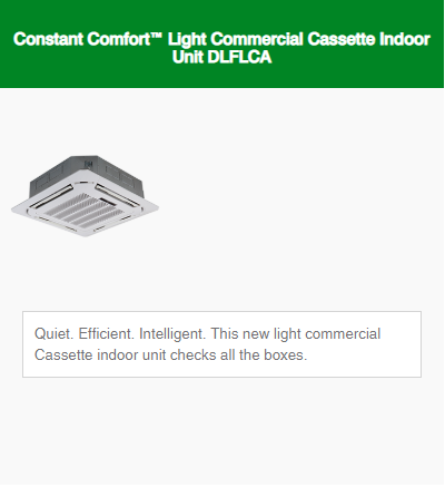 Commercial Cassette Indoor Unit