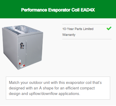 Performance Evaporator Coil