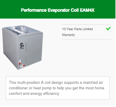 Performance Evaporator Coil
