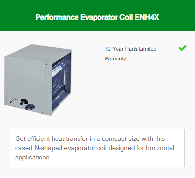 Performance Evaporator Coil