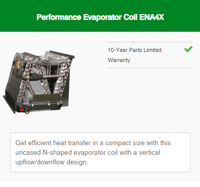 Performance Evaporator Coil