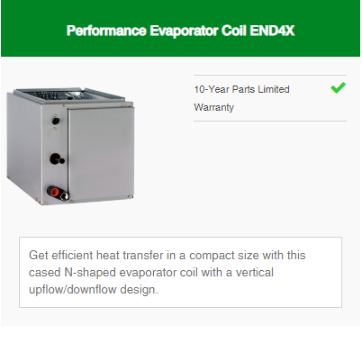 Performance Evaporator Coil