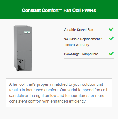 Constant Comfort Fan Coil