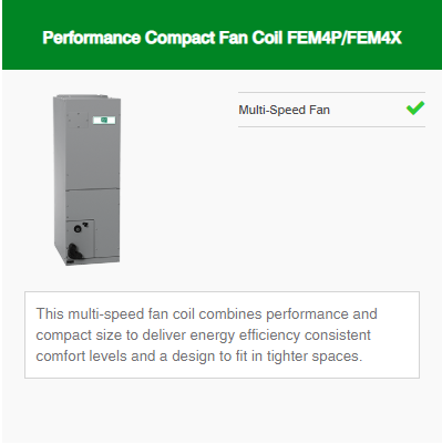 Performance Com[act Fan Coil