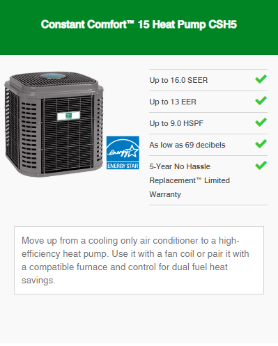 Constant Comfort Heat Pump