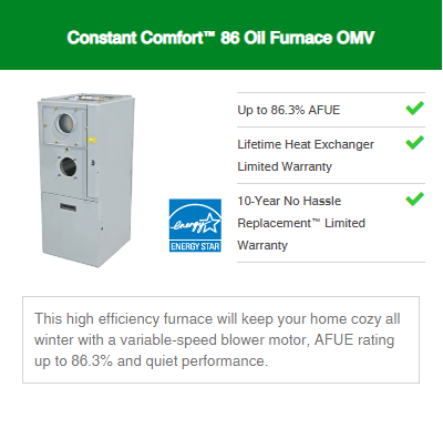 86 Oil Furnace OMV