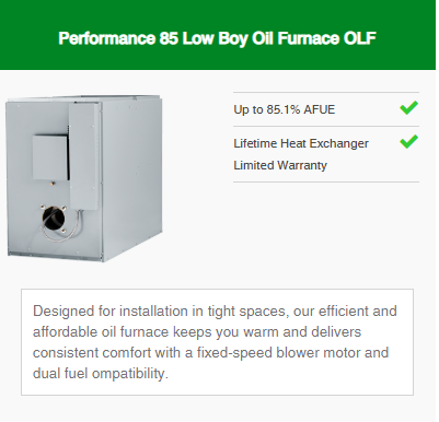 Low Boy Oil Furnace